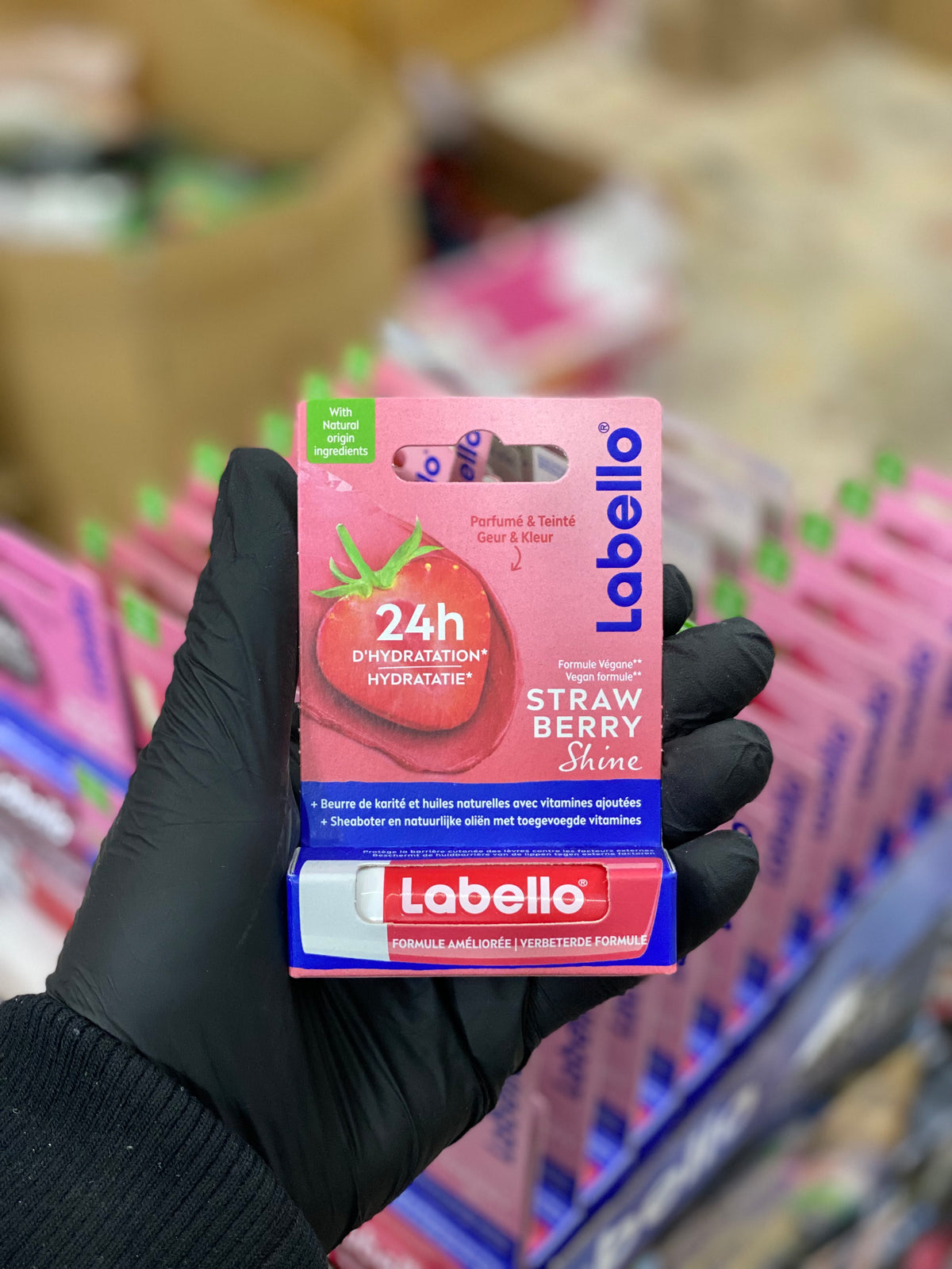 Labello Strawberry Shine – 24h Hydration & Natural Care LIPBALM