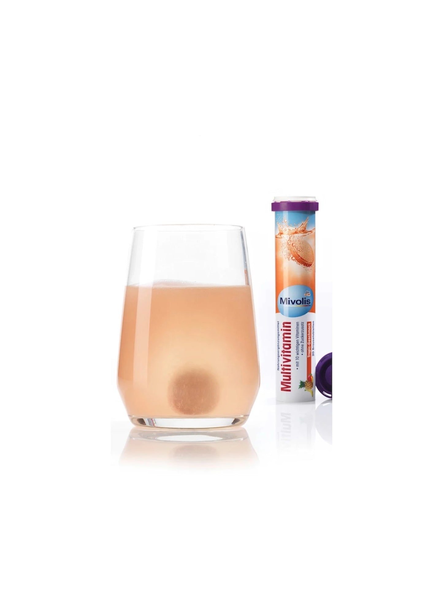 Mivolis Multivitamin Effervescent Tablets. 20 Tablets