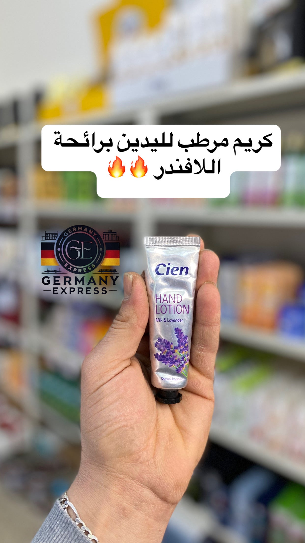 Cien hand lotion Milk & Lavender 30ml