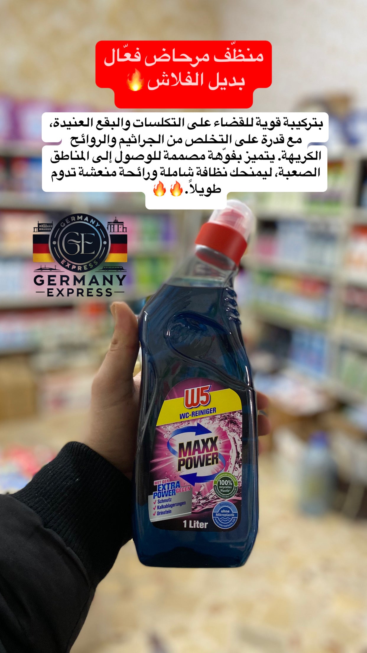 W5 WC-REINIGER Maxx Power 1L