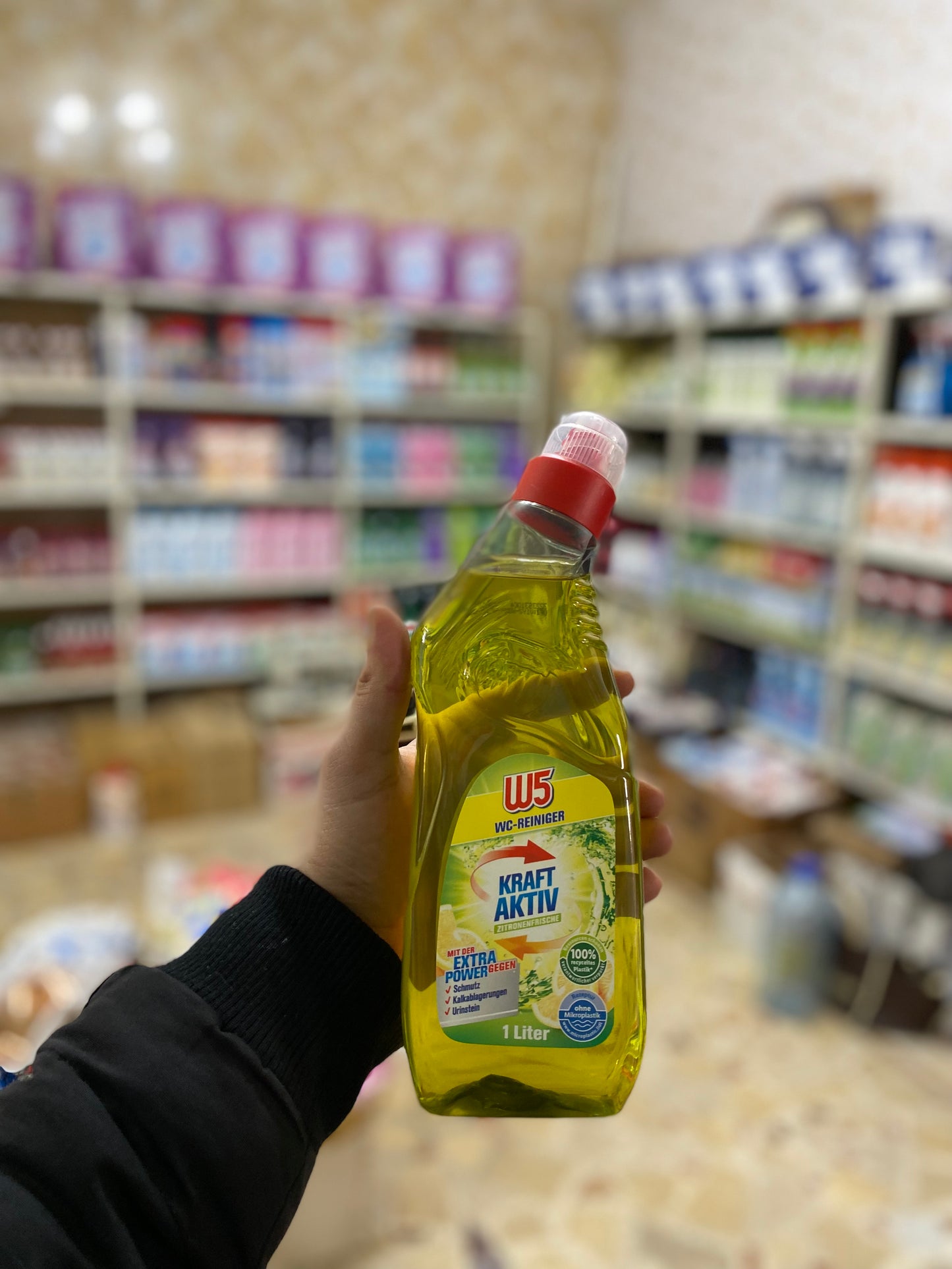 W5 WC-REINIGER KRAFT AKTIV- LEMON 1L
