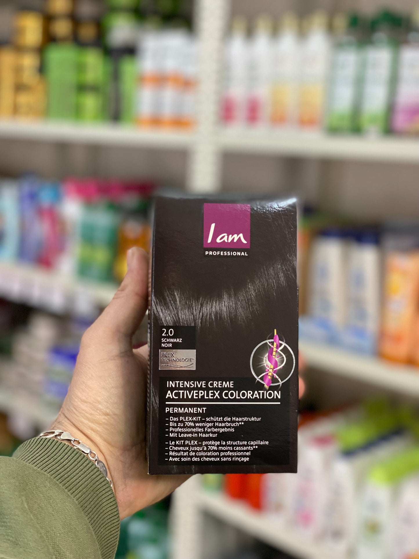 lam PROFESSIONAL 2.0 SCHWARZ NOIR INTENSIVE CREME ACTIVEPLEX COLORATION