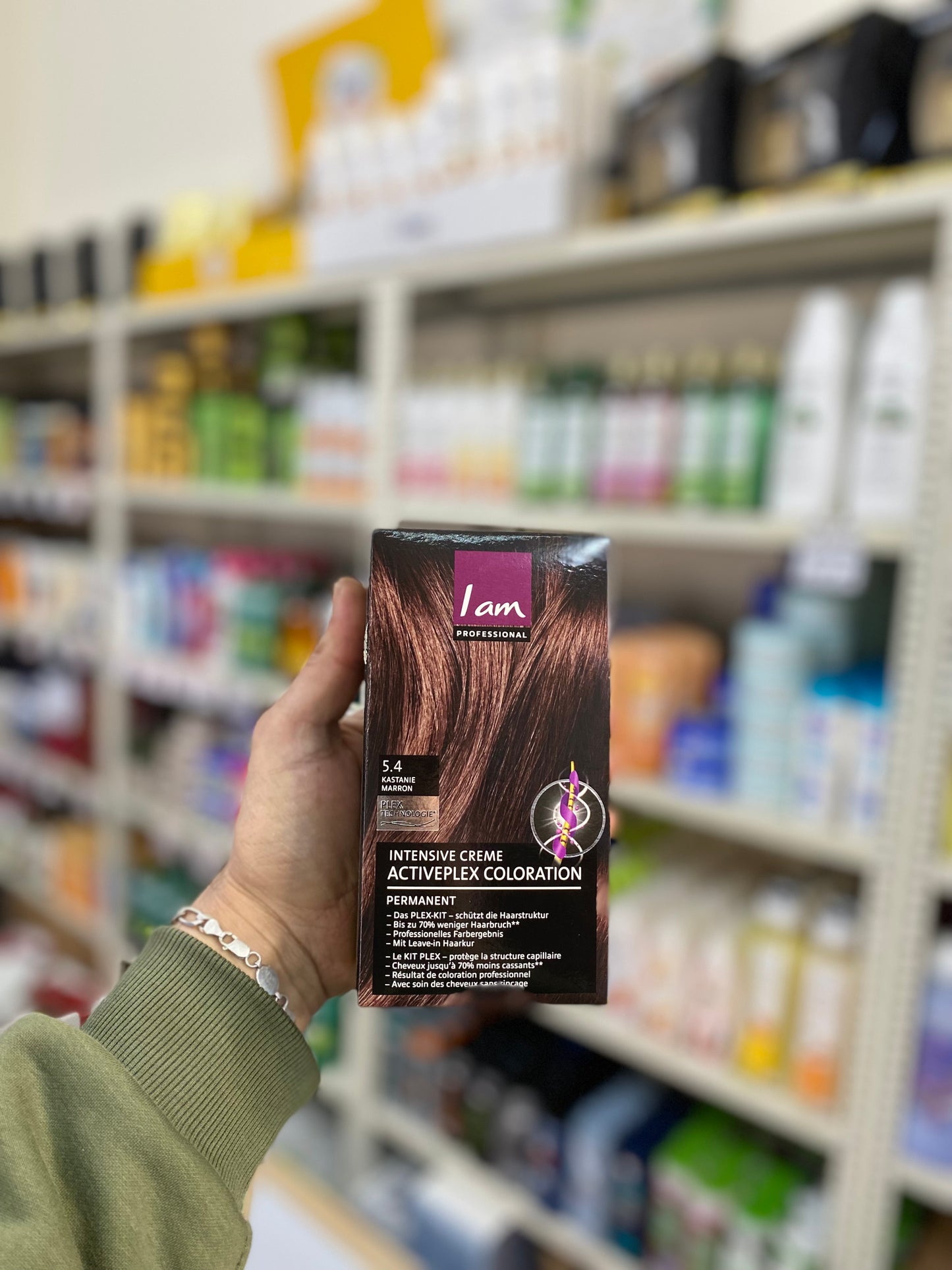 lam PROFESSIONAL 5.4 KASTANIE MARRON INTENSIVE CREME ACTIVEPLEX COLORATION