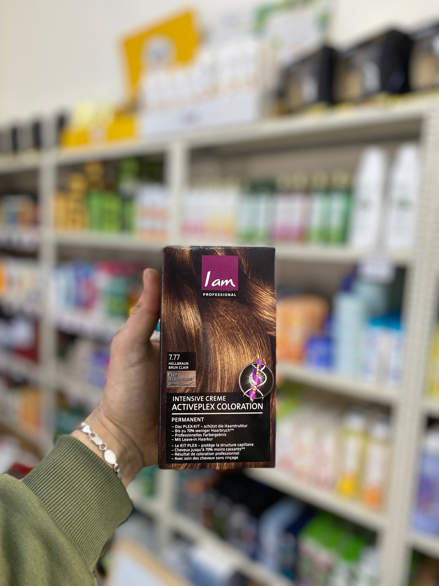 lam PROFESSIONAL 7.77 BRUN CLAIR INTENSIVE CREME ACTIVEPLEX COLORATION