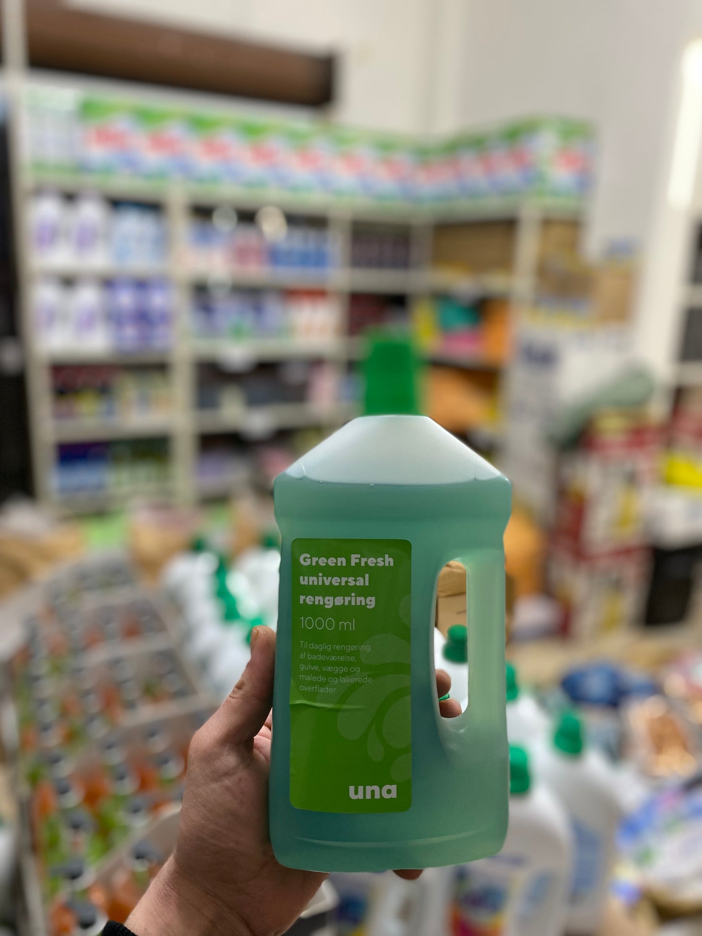 UNA Green Fresh Disinfectant And Cleaner. 1000 ml