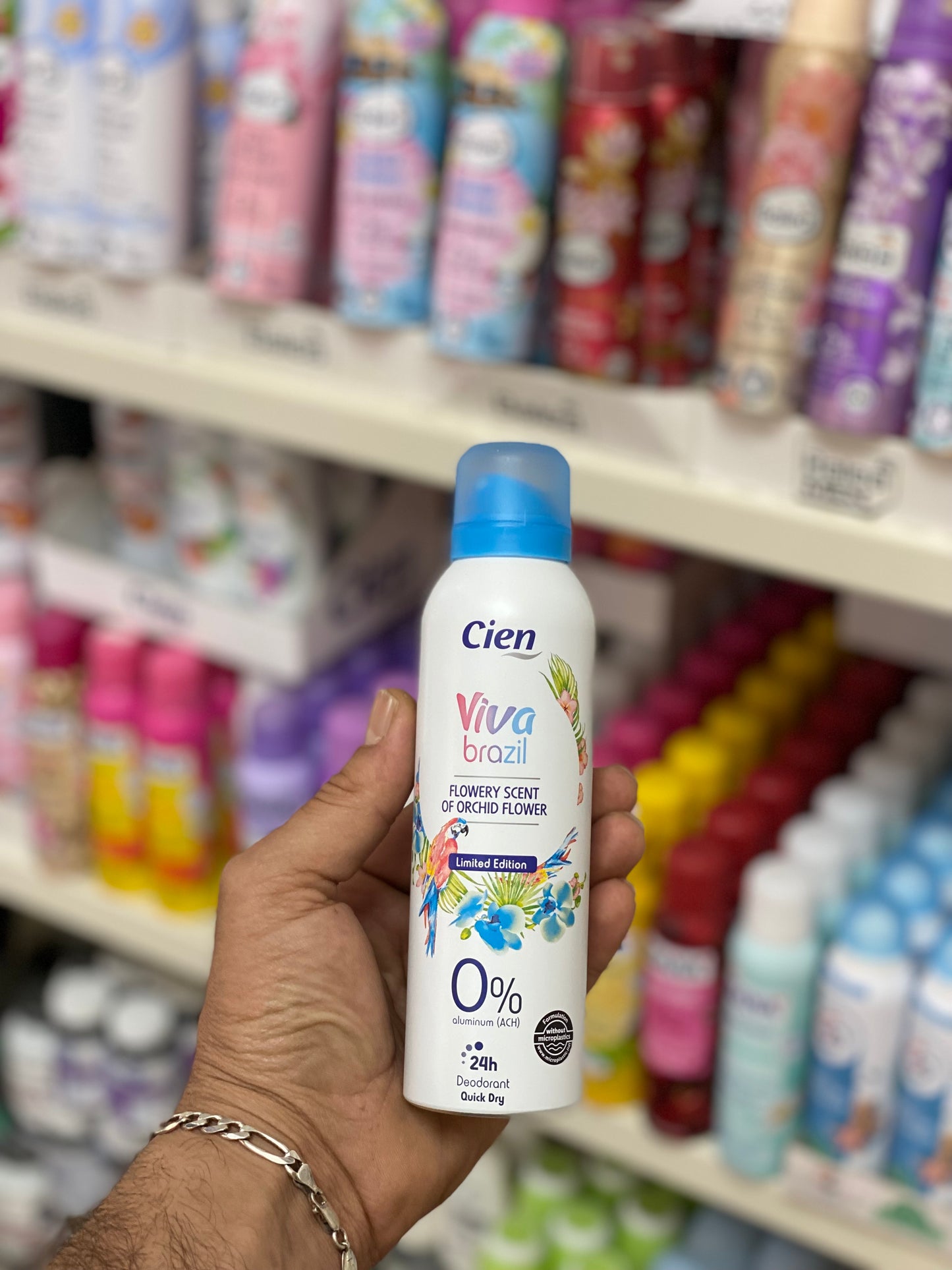 Cien Viva brazil FLOWERY SCENT OF ORCHID FLOWER 24h Deodorant Quick Dry 0% aluminum