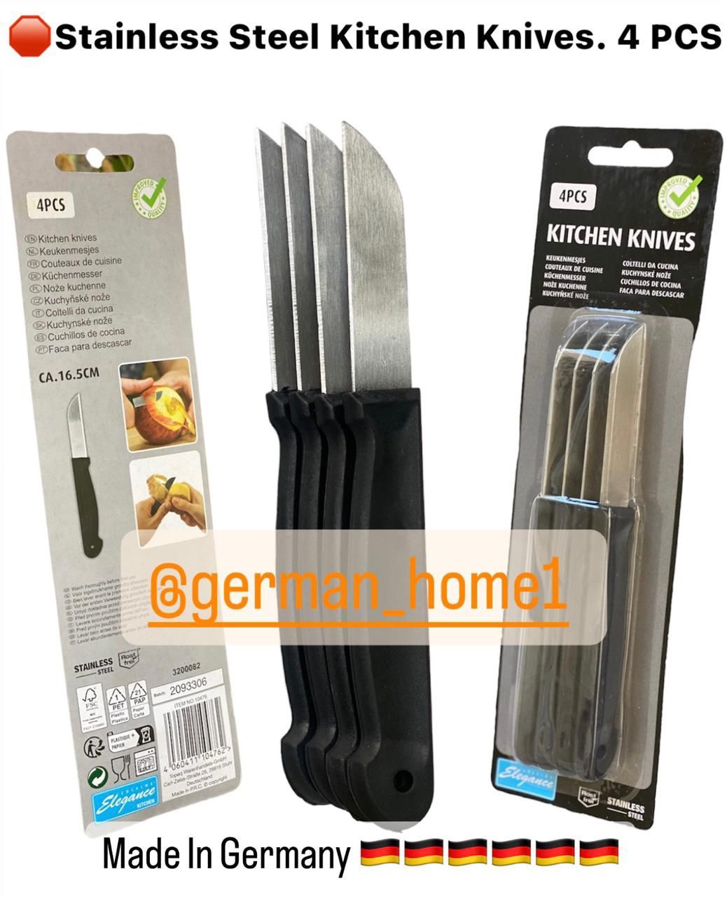 Stainless Steel Kitchen Knives 4 PCS