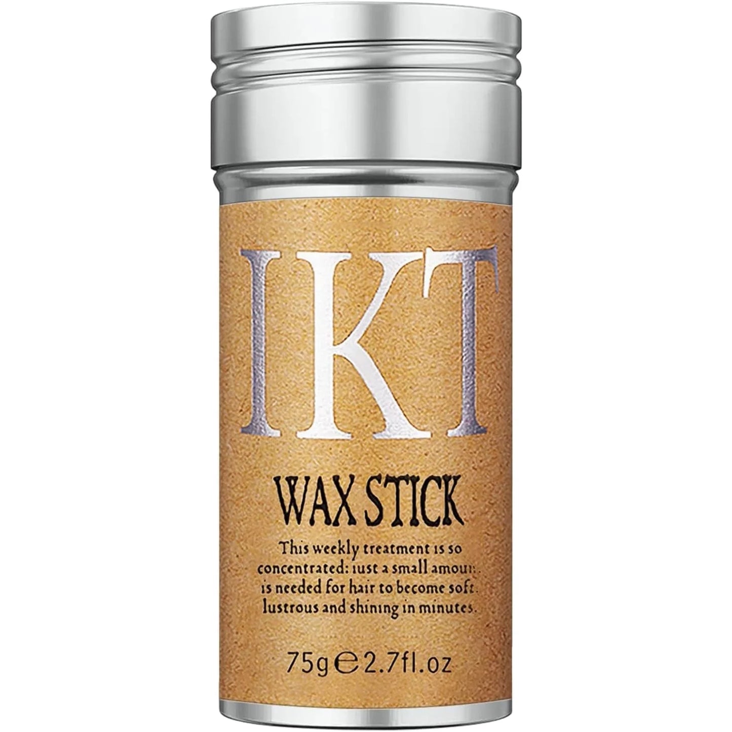 IKT Hair Wax Stick, Wax Stick for Hair, Slick Stick for Hair Non-greasy Styling Hair Pomade Stick, Strong Hold Makes Hair Look Neat and Tidy