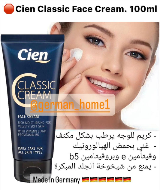 Cien Classic Face Cream. 100ml