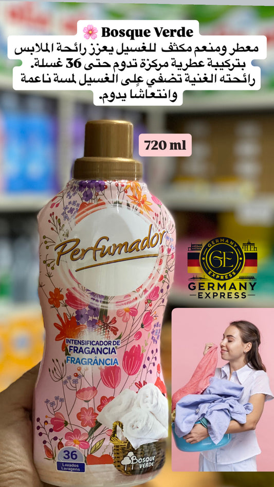 PERFUMADOR Bosque Verde Laundry Softener – 720ml (36 washes)