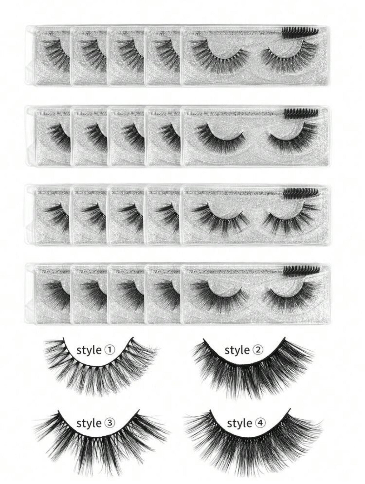 3D REALISTIC EYELASHES
4 Styles For the Perfect Eye Makeup