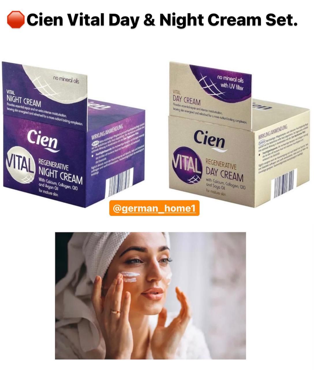 Cien Vital Day & Night Cream Set.