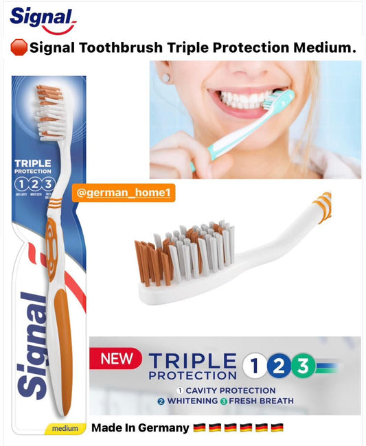 Signal Toothbrush Triple Protection Medium.