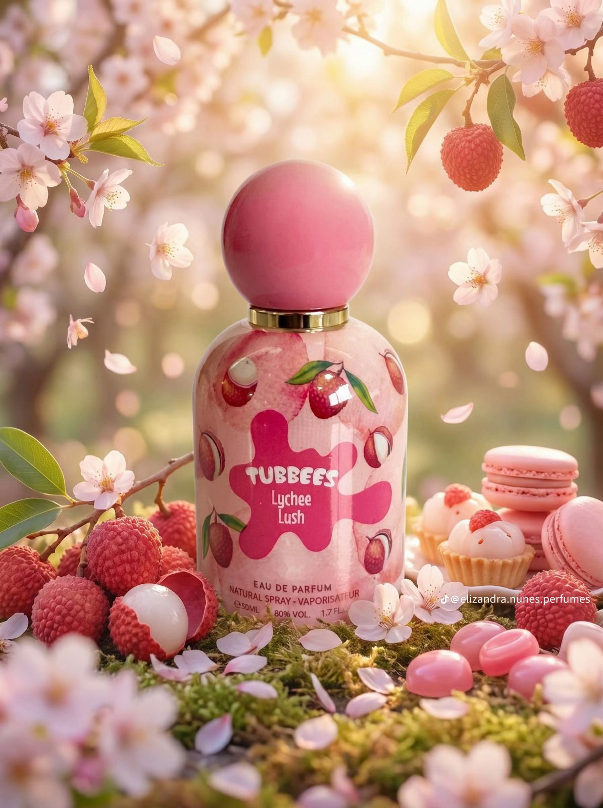 TUBBEES EAU DE PARFUM NATURAL SPRAY - VAPORISATEUR e50ML 1.7 FL.OZ.