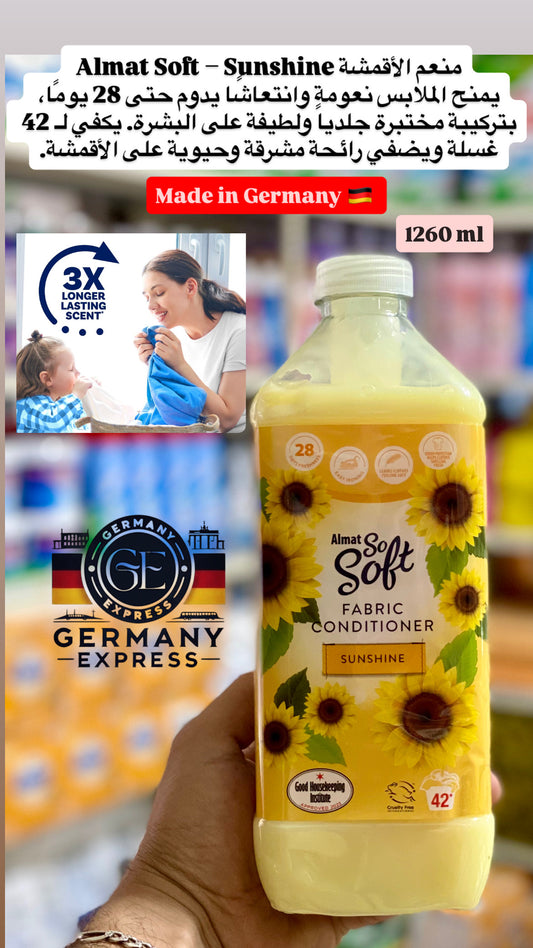 Almat So Soft Fabric Conditioner Sunshine . 1260ml