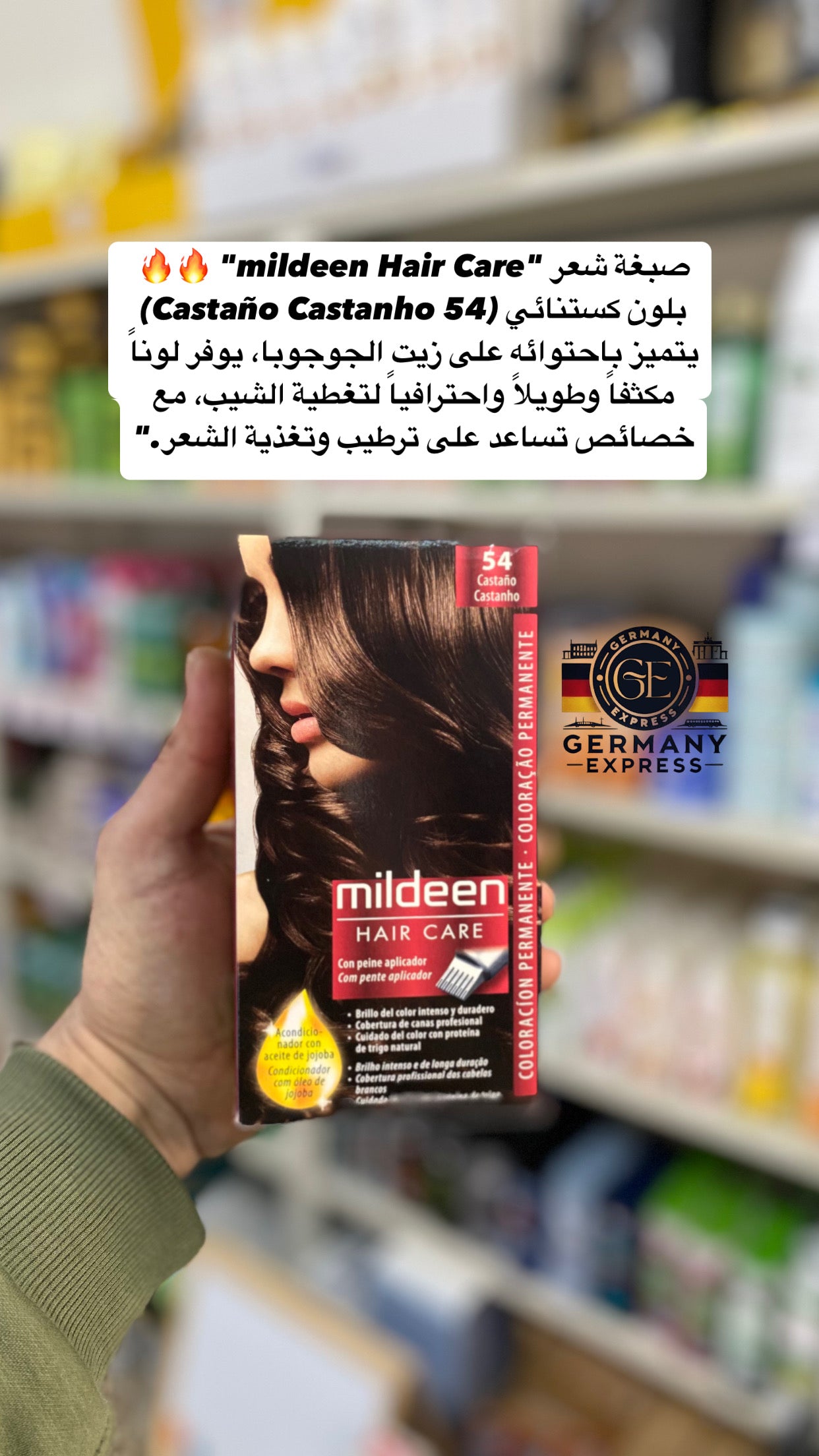 Mildeen intensiv HAIR Color Castanho  54