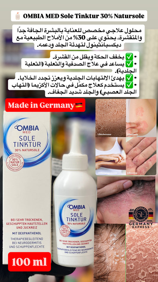 OMBIA MED SOLE Tincture 30% Natural Brine with Dexpanthenol 100ml