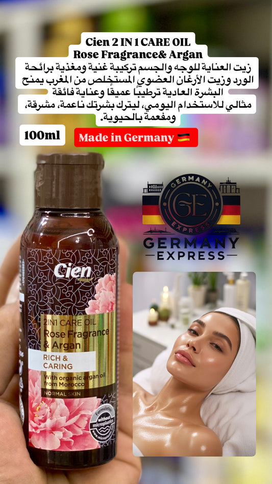 Cien 2in1 Care Oil Rose Oil& Argan. 100ml