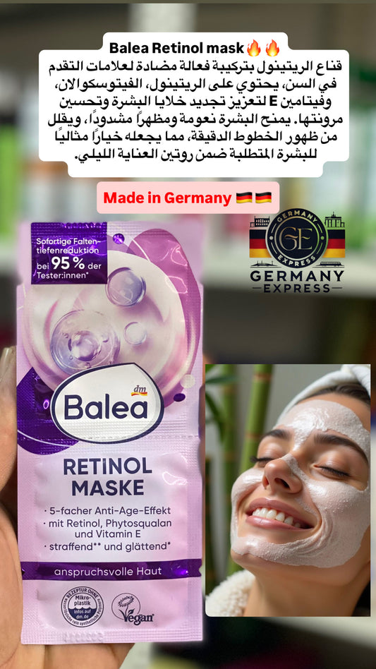 Balea Retinol & Vitamin E anti-age 8ml x2  mask.