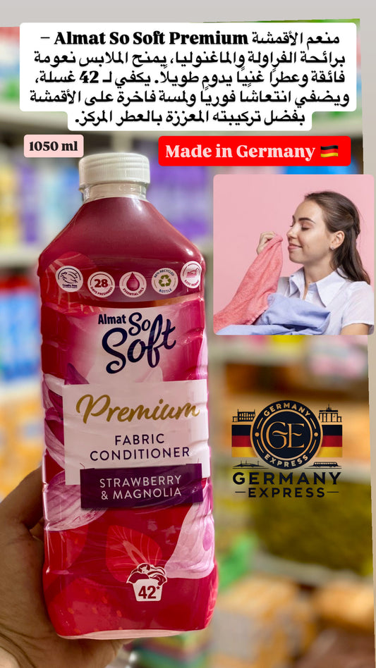 Almat So Soft Premium Fabric Conditioner Strawberry& Magnolia . 1050ml