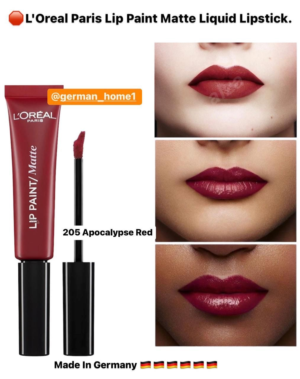 L’oreal lipstick lip paint lacquer liquid lipsticks