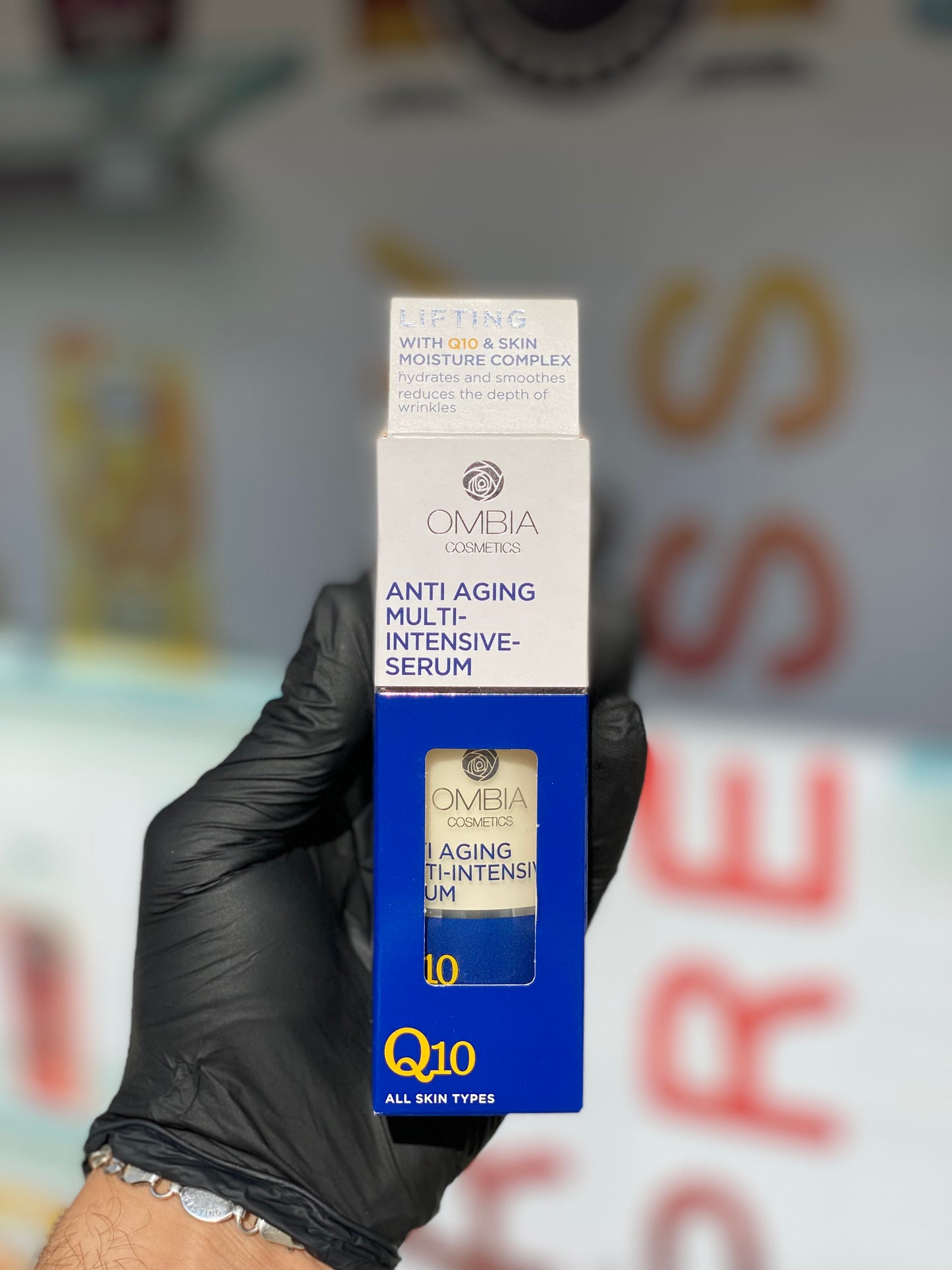 Lacura Double Hyaluronic Acid Q10 Anti-Aging Set Day,Night,Eye Cream , Serum & Ampoules.