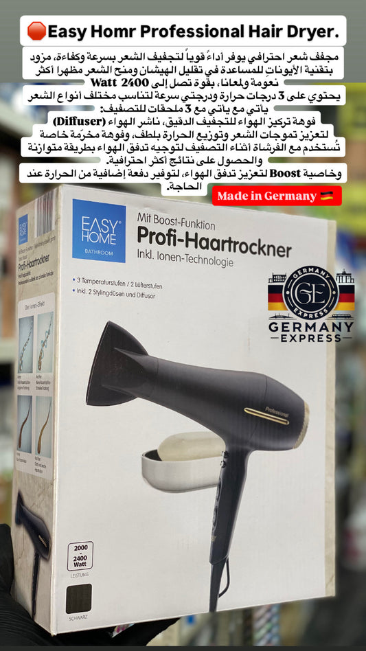Easy Home Professional Hair Dryer.