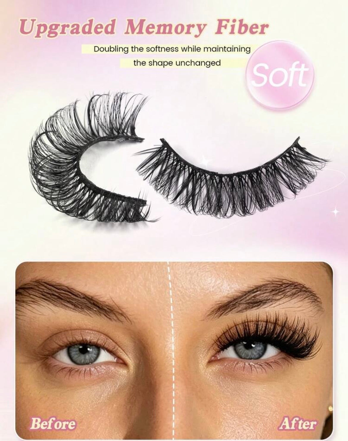 3D REALISTIC EYELASHES
4 Styles For the Perfect Eye Makeup