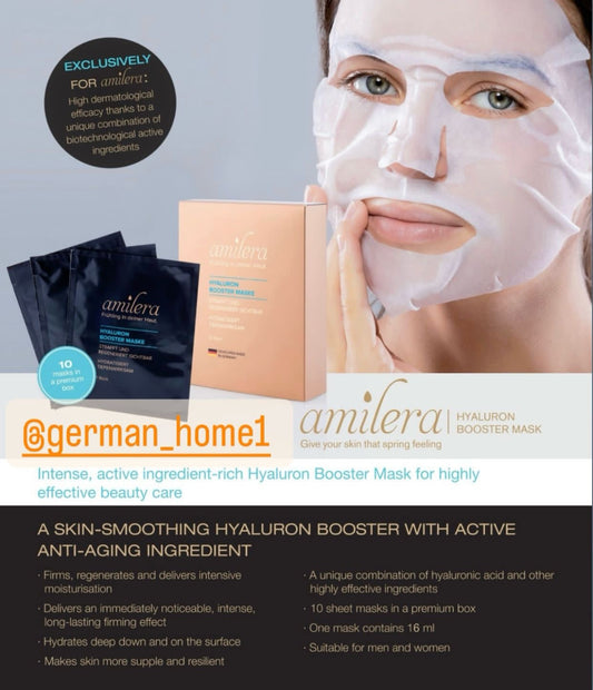 AMILERA Hyaluron Booster Sheet Mask.