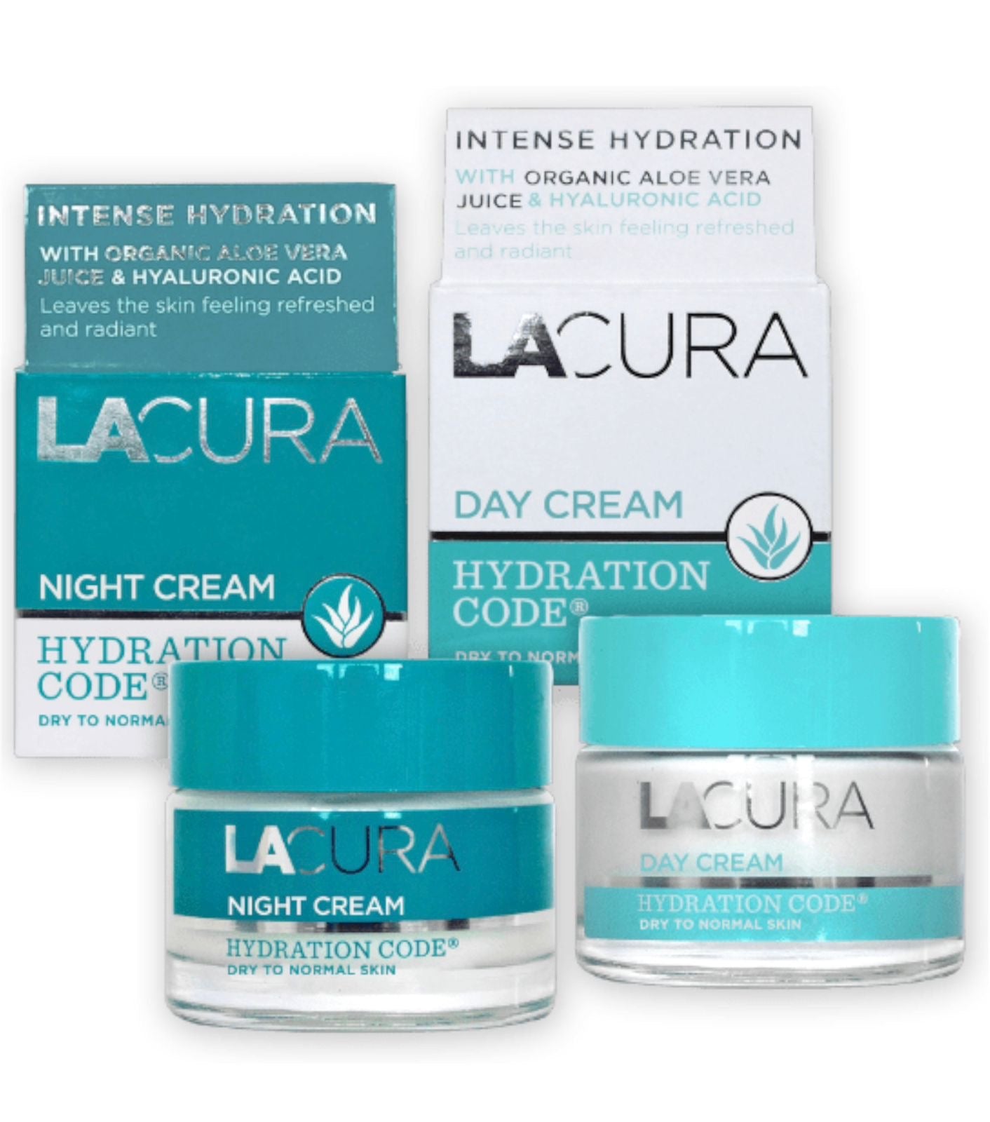 Lacura Hydration Code Set Day&Night Cream.50ml