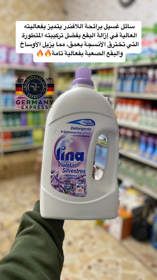 LINA LAVENDER laundry washing gel 3 L | 45 washes