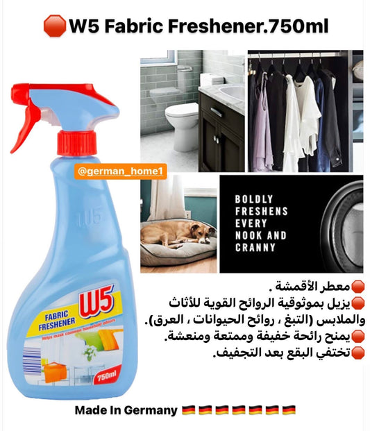 W5 Fabric Freshener.750ml