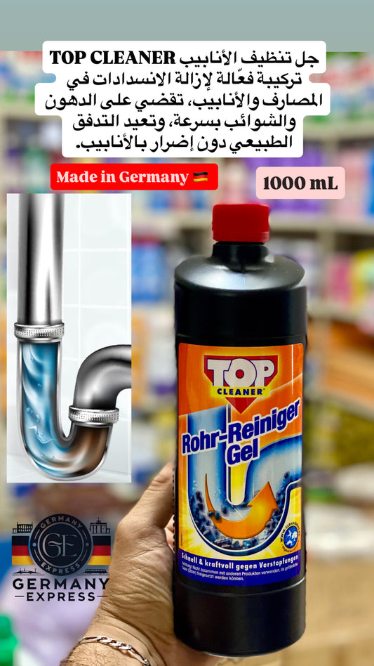 Top Cleaner Drain Cleaner Gel 1000ml.