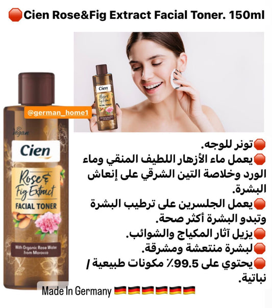 Cien Rose&Fig Extract Facial Toner. 150ml