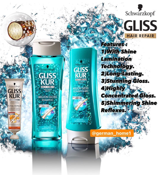 Schwarzkopf Gliss kur hair repair set for shining