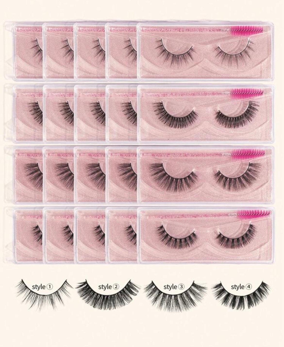 3D REALISTIC EYELASHES
4 Styles For the Perfect Eye Makeup