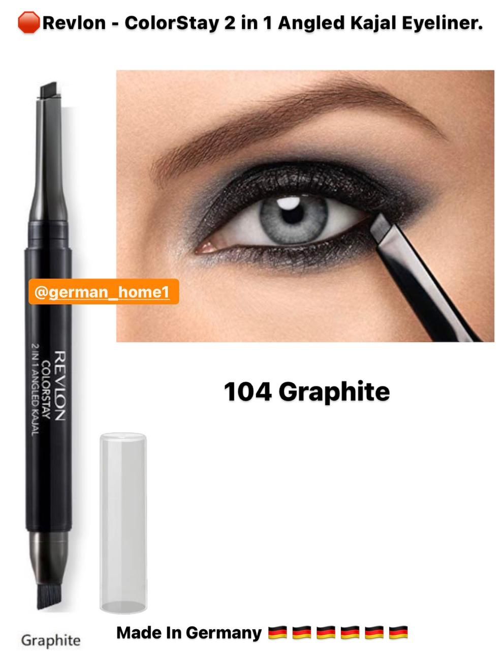 Revlon - ColorStay 2 in 1 Angled Kajal Eyeliner.