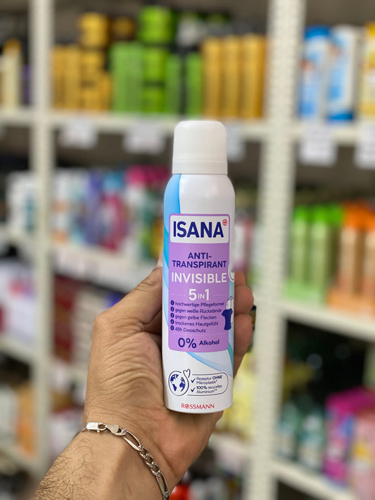 Isana Invisible 5IN1 Deo Spray For Women. 150ml