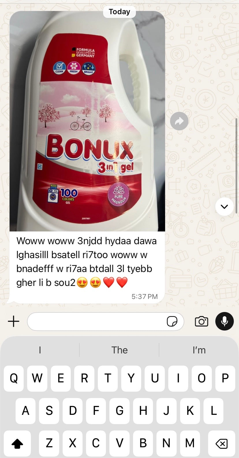 BONUX 3 in 1 Gel - Pure Magnolia. 5Liter
