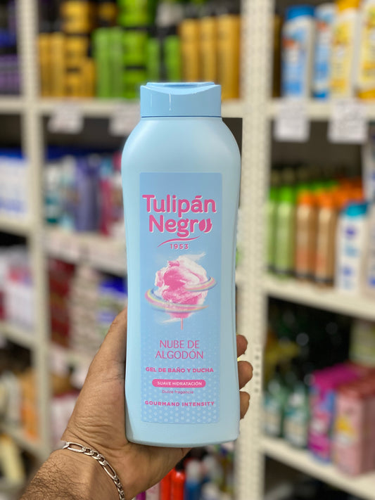 Tulipán Negro – Cotton Cloud Shower Gel,  Soft Hydration, Sweet Fragrance.750ml