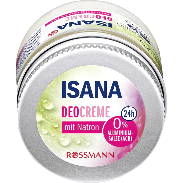 ISANA DEOCREME WITH BAKING SODA 24H 0% ALUMINUM. 50ml