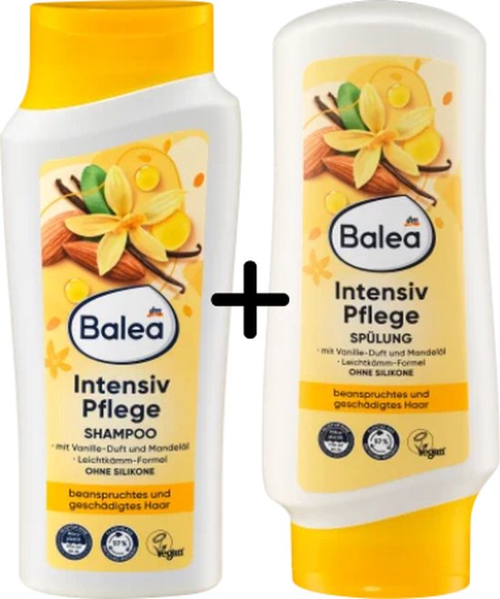 Balea Intensive Care Shampoo & Conditioner. 300ml