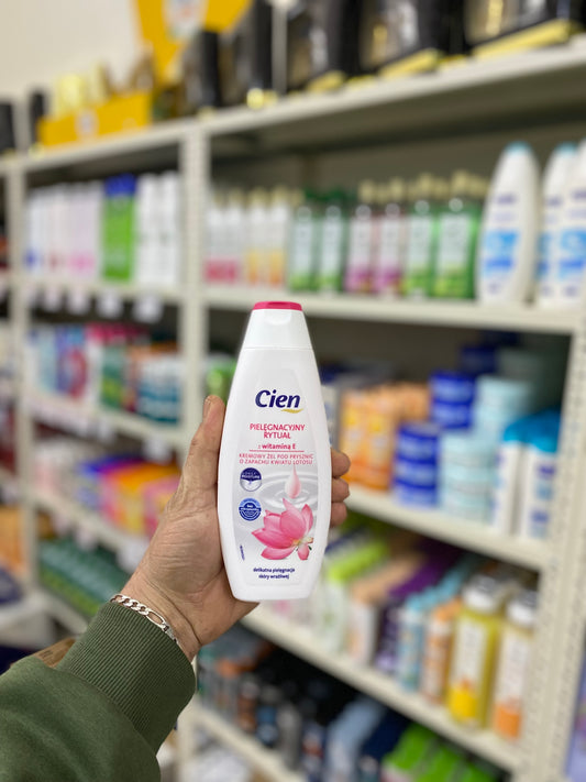 Cien CREAMY SHOWER GEL WITH A LOTUS FLOWER SCENT,Vitamin E . 300ml