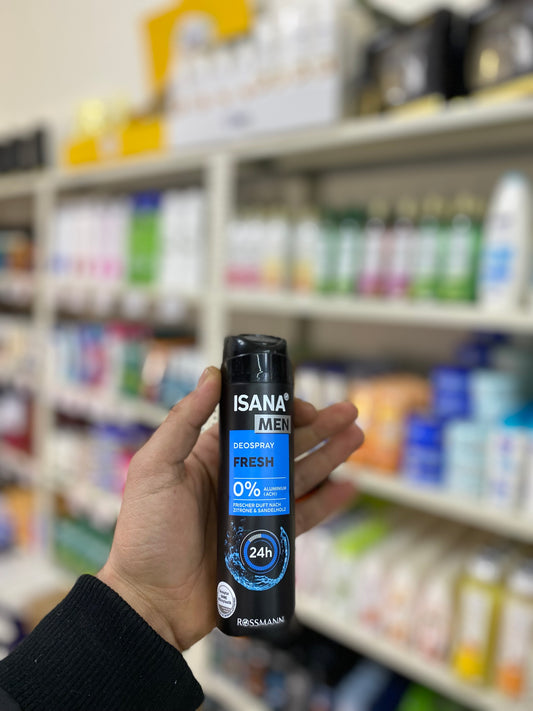 ISANA MEN DEOSPRAY FRESH 0% ALUMINUM