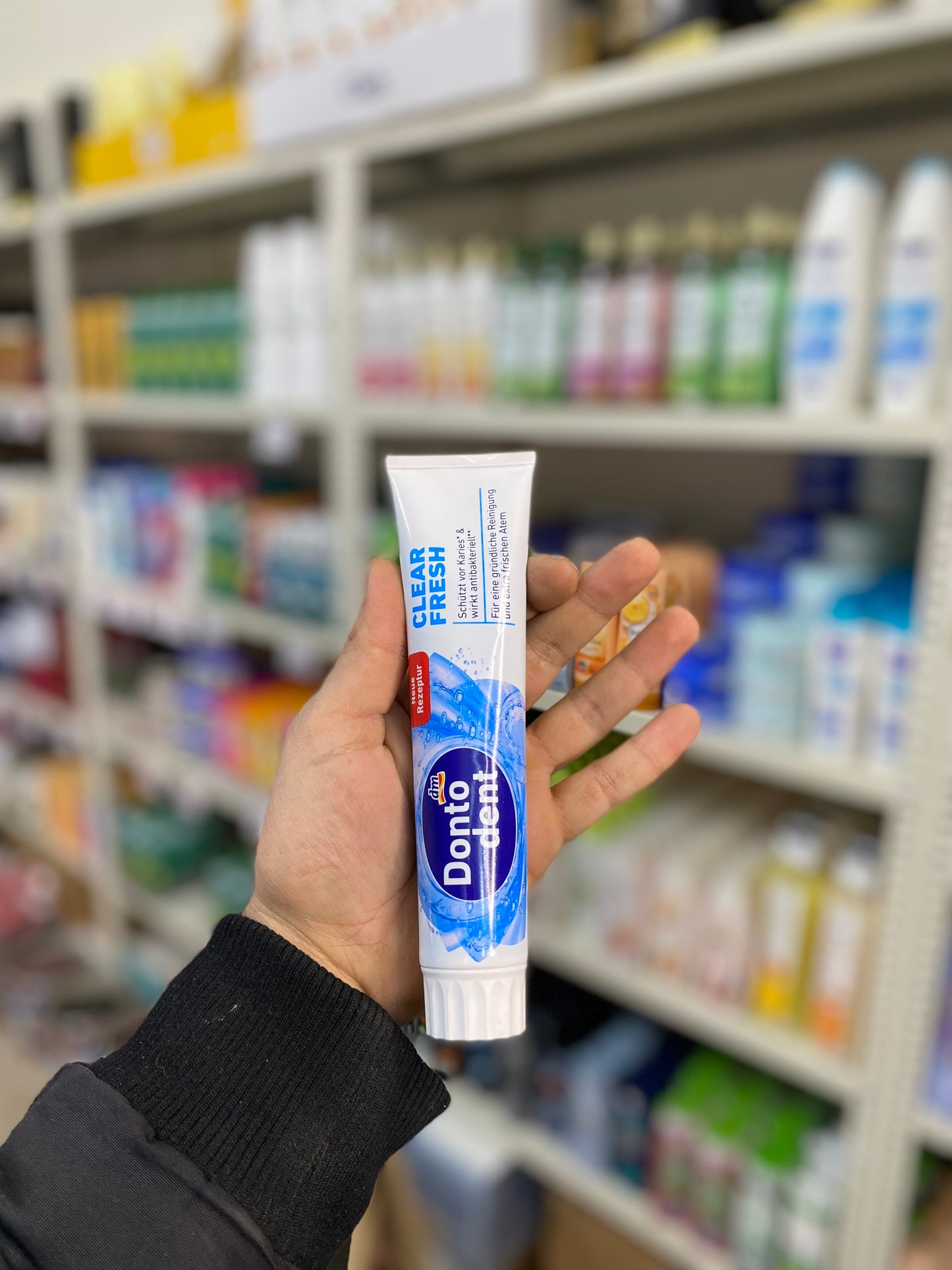 Dontodent Toothpaste clear fresh, 125 ml