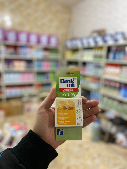Denkmit Bathroom Cleaner Tabs lemon nature. 2 tabs