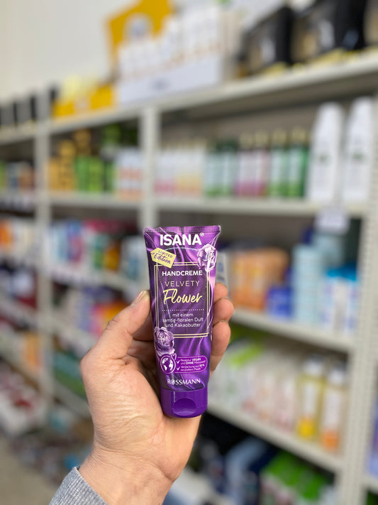 ISANA LIMITED Edition HANDCREME VELVETY Flower. 100ml