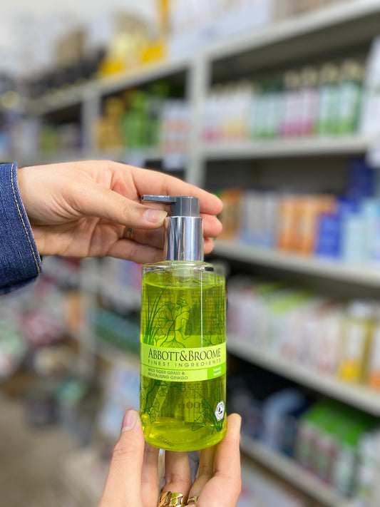 ABBOTT&BROOME HAND WASH WILD TIGER GRASS & REVITALISING GINKGO. 300ml