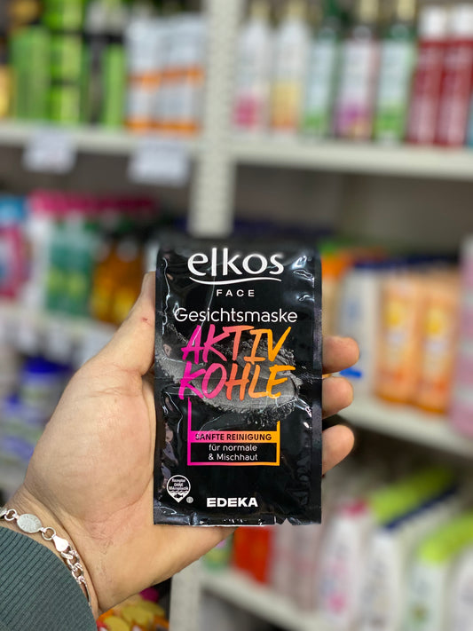 Elkos AKTIV KOHLE FACE MASK for normal and combination skin