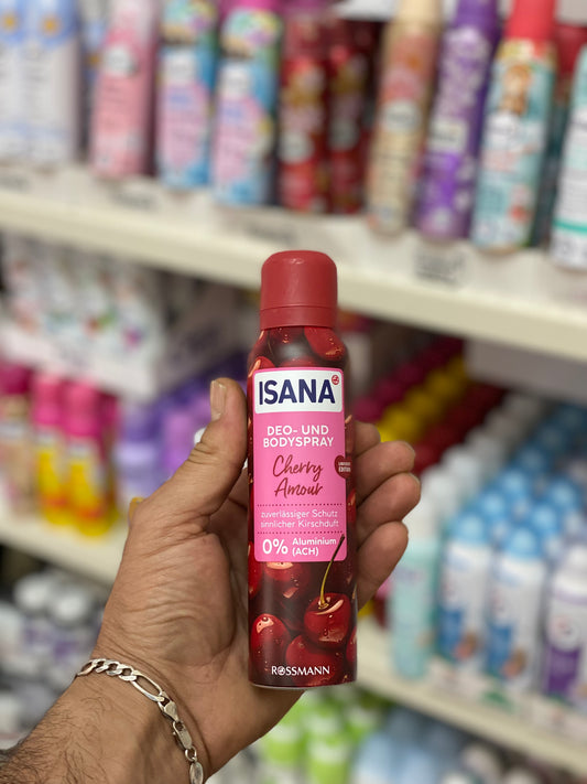 ISANA DEO- UND BODYSPRAY Cherry Amour 0% Aluminium